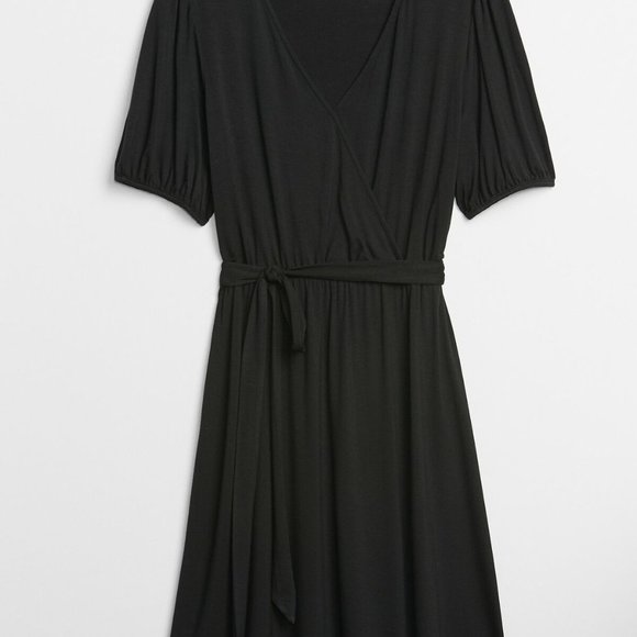 Gap Short Sleeve Wrap Dress Small - Picture 3 of 4
